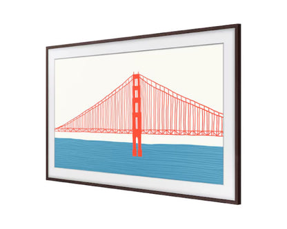 Samsung Customisable Modern Brown Bezel for The Frame 43 Inch TV VG-SCFA43BWB/XC
