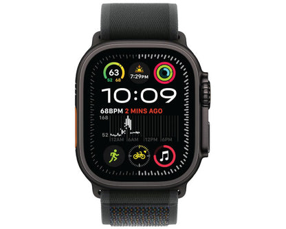 Apple Watch Band 49mm Black Trail Loop M/L MYQ63ZM/A