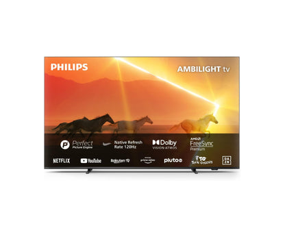 Philips 65 Inch Smart TV, The Xtra 4K Ultra HD LED Ambilight TV with Dolby Atmos Sound 65PML9008