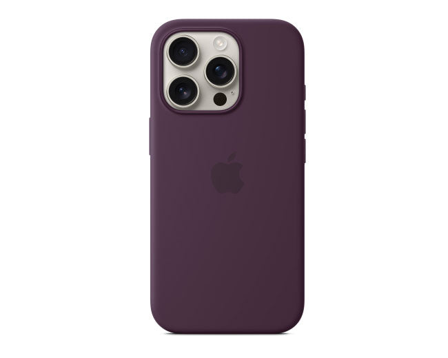 Apple iPhone 16 Pro Silicone Case with MagSafe Plum MYYM3ZM/A