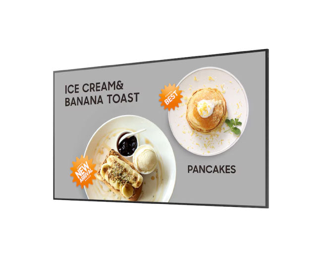 Samsung 32 Inch Smart Signage Ultra Slim Depth Even Bezel 4K Display QM32C