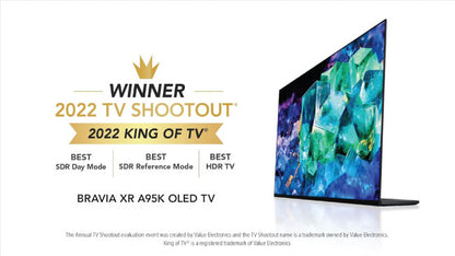 Sony 65 Inch BRAVIA A95K Series 4K Ultra HD Smart TV 65A95K 