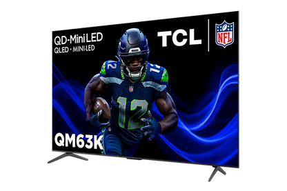 TCL 75 Inch QM63K Series QD-Mini LED QLED 4K UHD Smart TV with Google TV 75QM63K