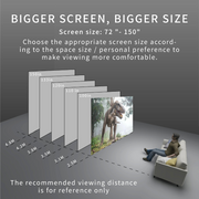 Hope 110 Inch QLED 4K Smart Google TV with Matte Screen Anti-Reflection