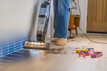 BISSELL CrossWave EdgeFind wet and dry vacuum cleaning right to the edge