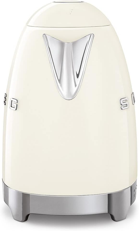 Smeg KLF04CRUK 50's Style Variable Temperature Kettle, 1.7L, Cream