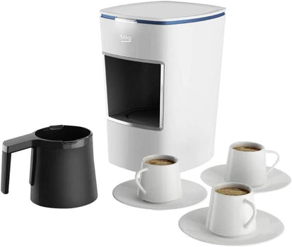 Beko BKK2300 Automatic Turkish Coffee Machine One Touch Control AntiSpill
