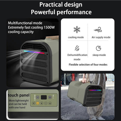 Portable Air Conditioner, 5200 BTU Camping Tent Air Conditioner, Compact & Lightweight Outdoor AC Unit

