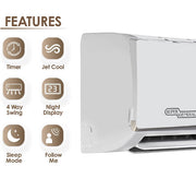 Super General 2.5 Ton Split Air Conditioner, 30000 BTU and Rotary Compressor