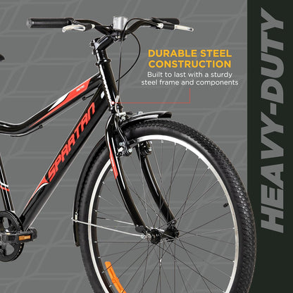 Spartan 26 Inch Metro Bike, Single-Speed for City Commuting for Teens and Adults SP-3240