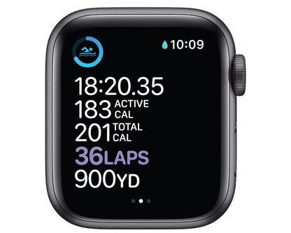 Apple Watch Series 6 GPS 40mm Space Gray Aluminum Case with Black Sport Band
