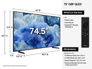 Samsung 85 Inch Class QLED Q8FD 144Hz 4K Samsung Vision AI Smart TV 2025 85Q8FD