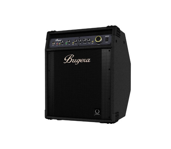BUGERA 1000-Watt 2-Channel Bass Amplifier with 15 Inch Turbo-Sound Speaker FBQ Spectrum Analyzer BXD15