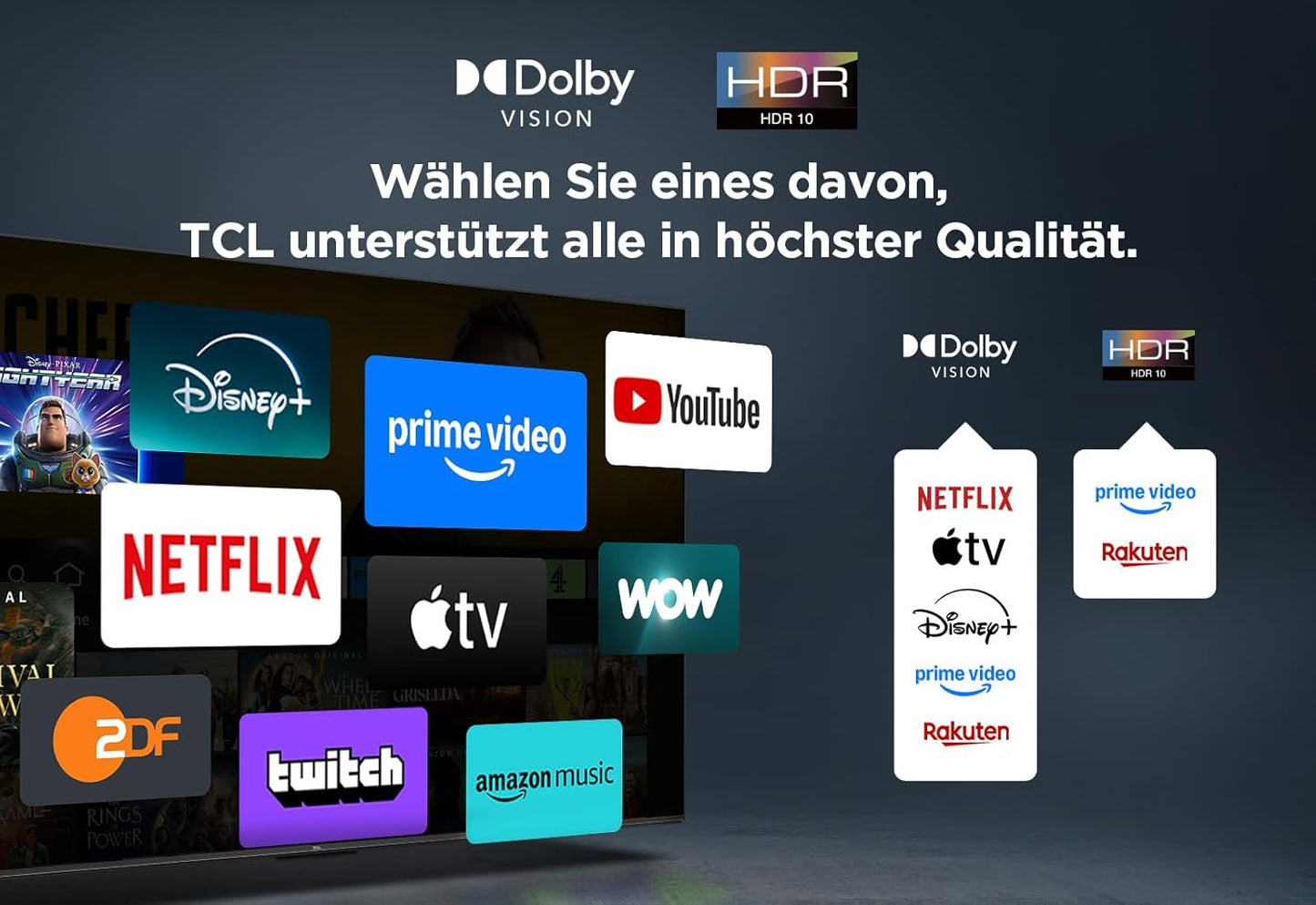 TCL 55 Inch 4K Ultra HD HDR TV Smart LED Fire TV 55PF650