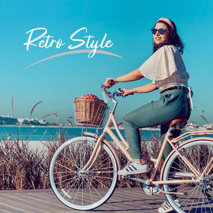 Spartan Platinum City Commuting Bike, 7 Speed, Adjustable Seat and 24 Inch Wheel Size SP-3122-XS