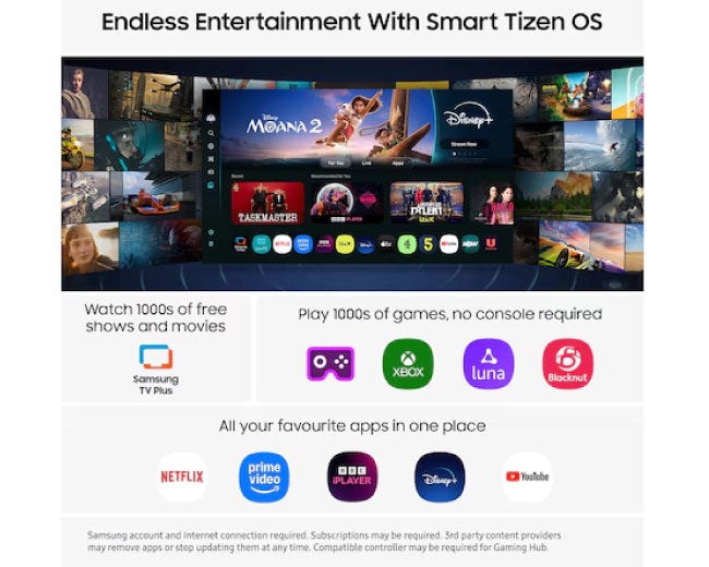 Samsung 75 Inch Neo QLED QN85F 100Hz (Up to 144Hz) 4K Vision AI Smart TV 75QN85F