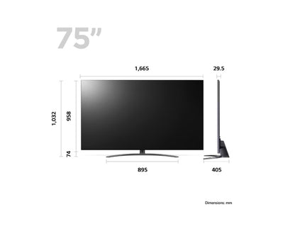 LG 86 Inch Smart TV - QNED Mini LED QNED91 2022 Model - Buy Online in UAE