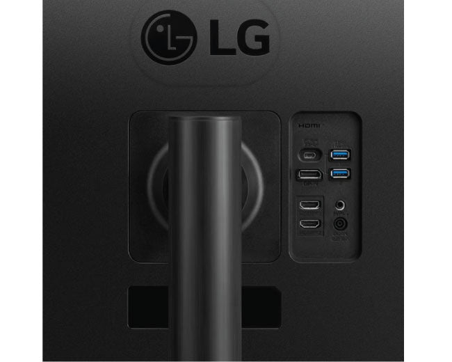 LG 34 Inch UltraWide™ WQHD 1440P HDR10 100Hz Curved Monitor with USB Type-C 34WR55QK-B
