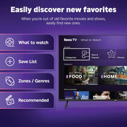 Roku Smart TV 2025 50 Inch Select Series 4K HDR TV 50R4C5
