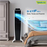 Symphony Diet 3D 55i Tower Air Cooler 55L with Remote 