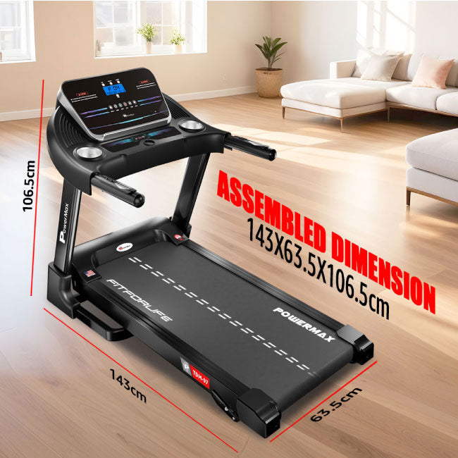 PowerMax TDM-97 Motorised Treadmill