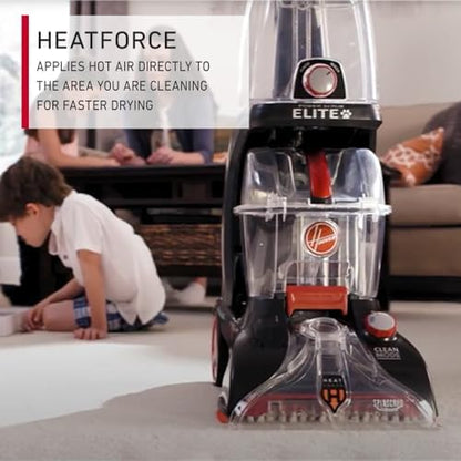 Hoover Carpet & Floor Cleaner Power Scrub Elite with Quick dry and Spin Scrub CWGDH012