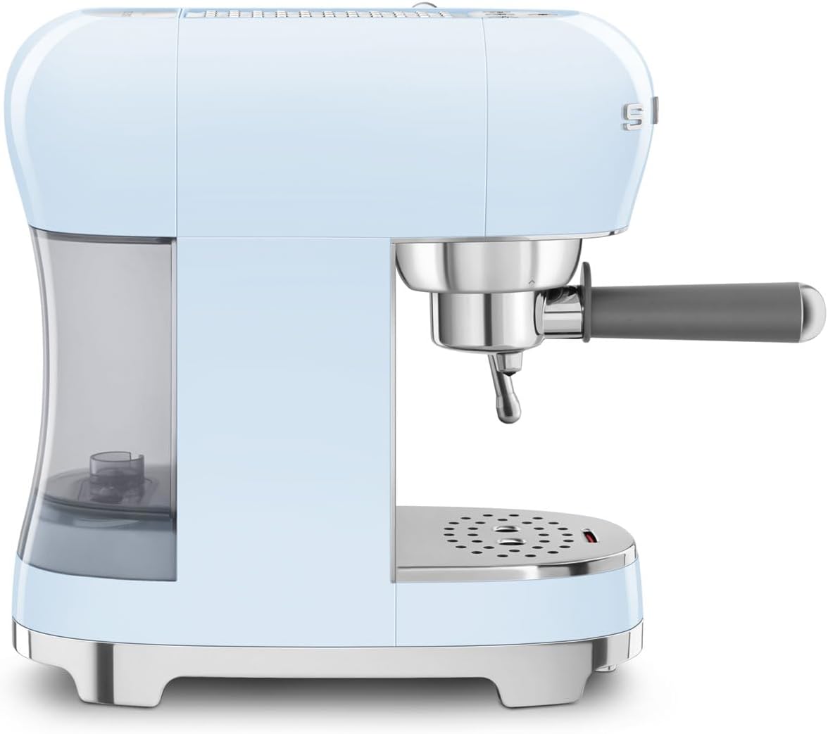 Smeg ECF02PBUK Manual Espresso Coffee Machine - Pink