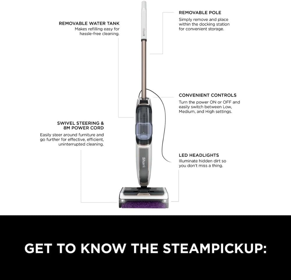 Shark SteamPickUp 3-in-1 Hard Floor Cleaner – SD200ME