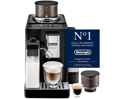 De'Longhi Rivelia Smart Bean Switch Automatic Coffee Machine – EXAM440.55.B (Onyx Black)