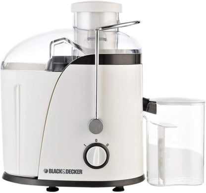 Black+Decker JE400-B5 400W Juice Extractor - Wide Feeding Chute, Stainless Steel Filter