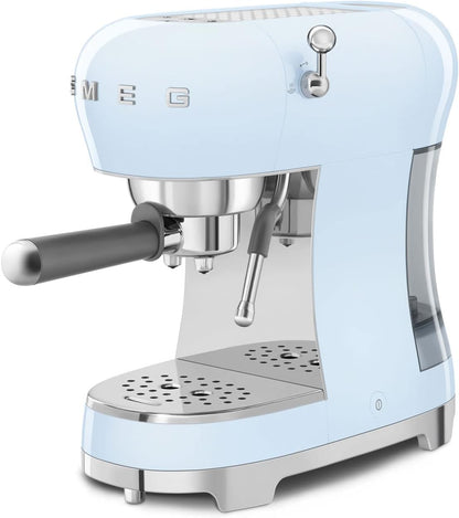 Smeg ECF02PBUK Manual Espresso Coffee Machine - Pink