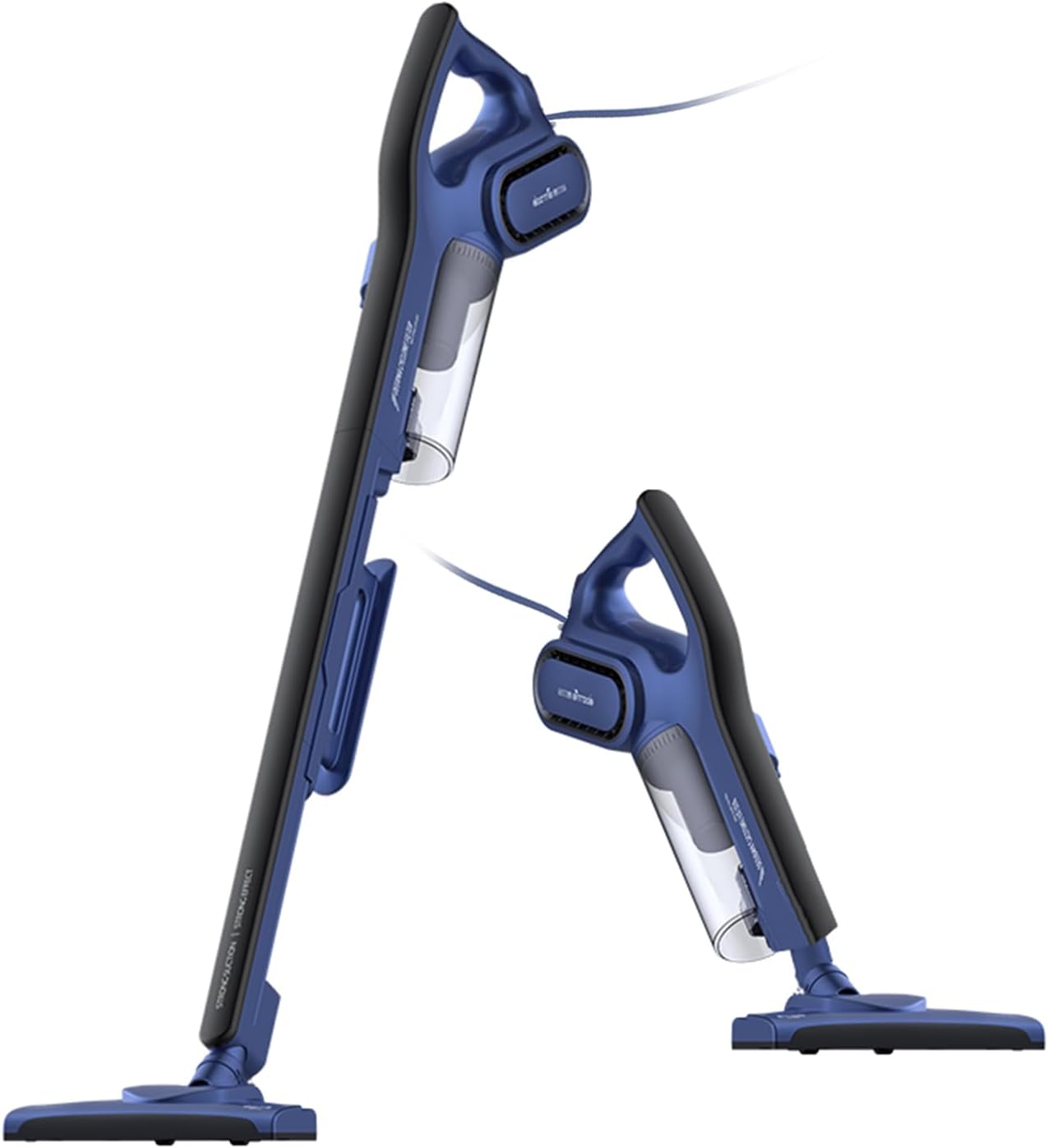 Deerma DX810 vacuum cleaner in upright stick mode