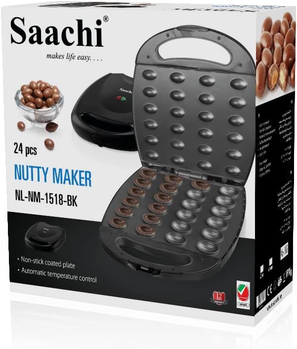 Saachi 24-Piece Nutty Maker Automatic Temperature Control NL NM 1518 BK
