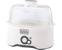 Black+Decker EG200-B5 Egg Cooker, 7-Egg Capacity with Poaching Pans