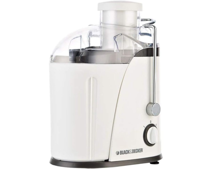 Black+Decker JE400-B5 400W Juice Extractor - Wide Feeding Chute, Stainless Steel Filter