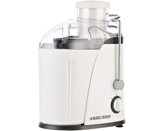 Black+Decker JE400-B5 400W Juice Extractor - Wide Feeding Chute, Stainless Steel Filter