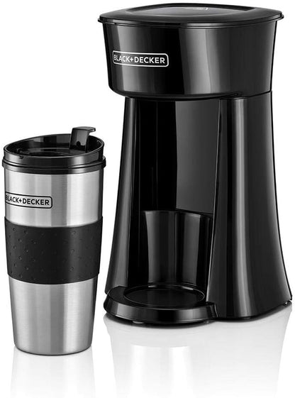 Black+Decker DCT10-B5 Compact Coffee Maker 650W 360ml Travel Mug