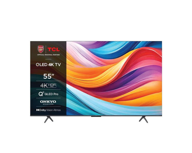 TCL 55 Inch Smart 4K Ultra HD HDR QLED Android TV 55C655K 