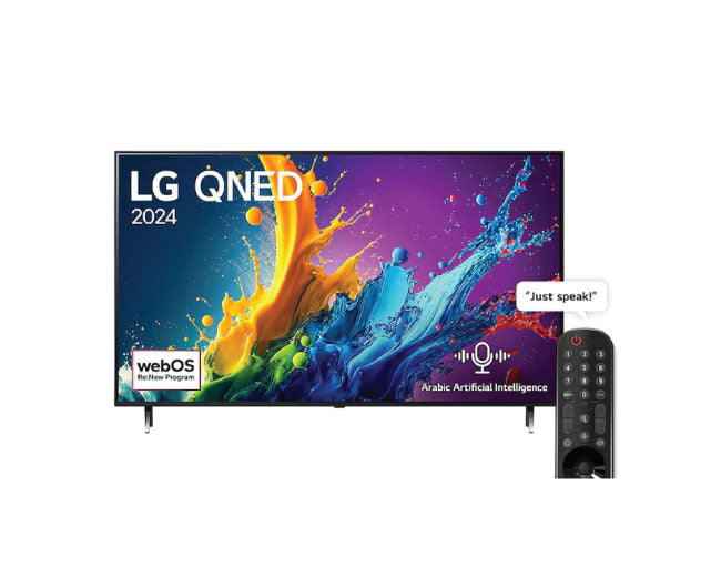 LG 55 Inch QNED AI QNED80 4K Smart TV 2024 55QNED80