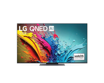 LG 55 Inch QNED86 4K Smart TV with AI Magic Remote, HDR10 2024 55QNED86