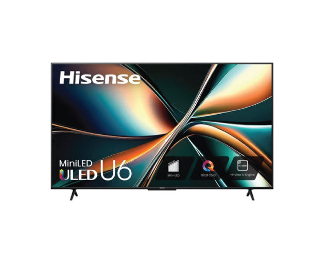 Hisense 55 Inch Class U6 Series Mini-LED ULED 4K Google TV 55U6N