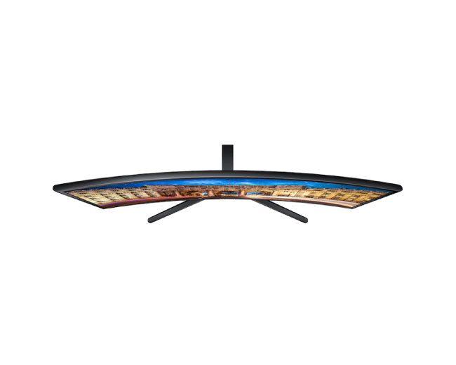 Samsung 24 Inch Monitor - 24" CF39 FHD AMD FreeSync Curved Monitor with Super Slim Design C24F396