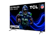 TCL 75 Inch QM63K Series QD-Mini LED QLED 4K UHD Smart TV with Google TV 75QM63K