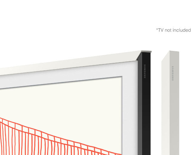 Samsung Customisable Modern White Bezel for The Frame 85 Inch TV VG-SCFA85WTBRU