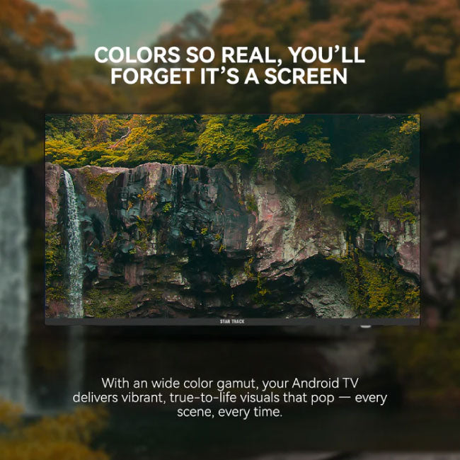 Star Track 75 Inch 4K Ultra HD Bezel less Android Smart TV ST-75K