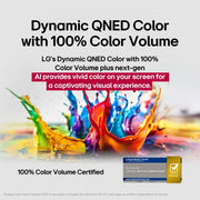LG 86 Inch Class QNED AI 4K Smart TV 2025 86QNED82