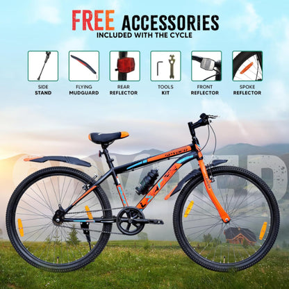 Leader Spyder Mountain Bike, Single Speed, 27.5 Inch Wheel Size for Men 27.5T
