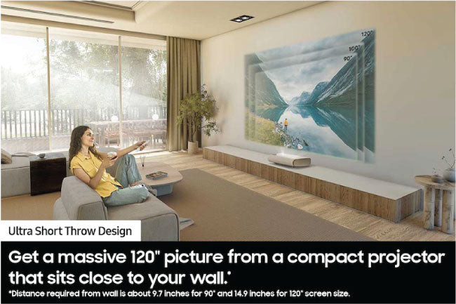 Samsung 120 Inch Class The Premiere 7 4K Smart Laser Projector LPU7D