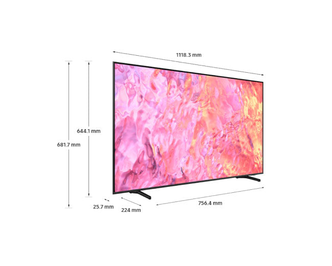 تلفزيون سامسونج الذكي Q60C QLED 4K HDR مقاس 50 بوصة