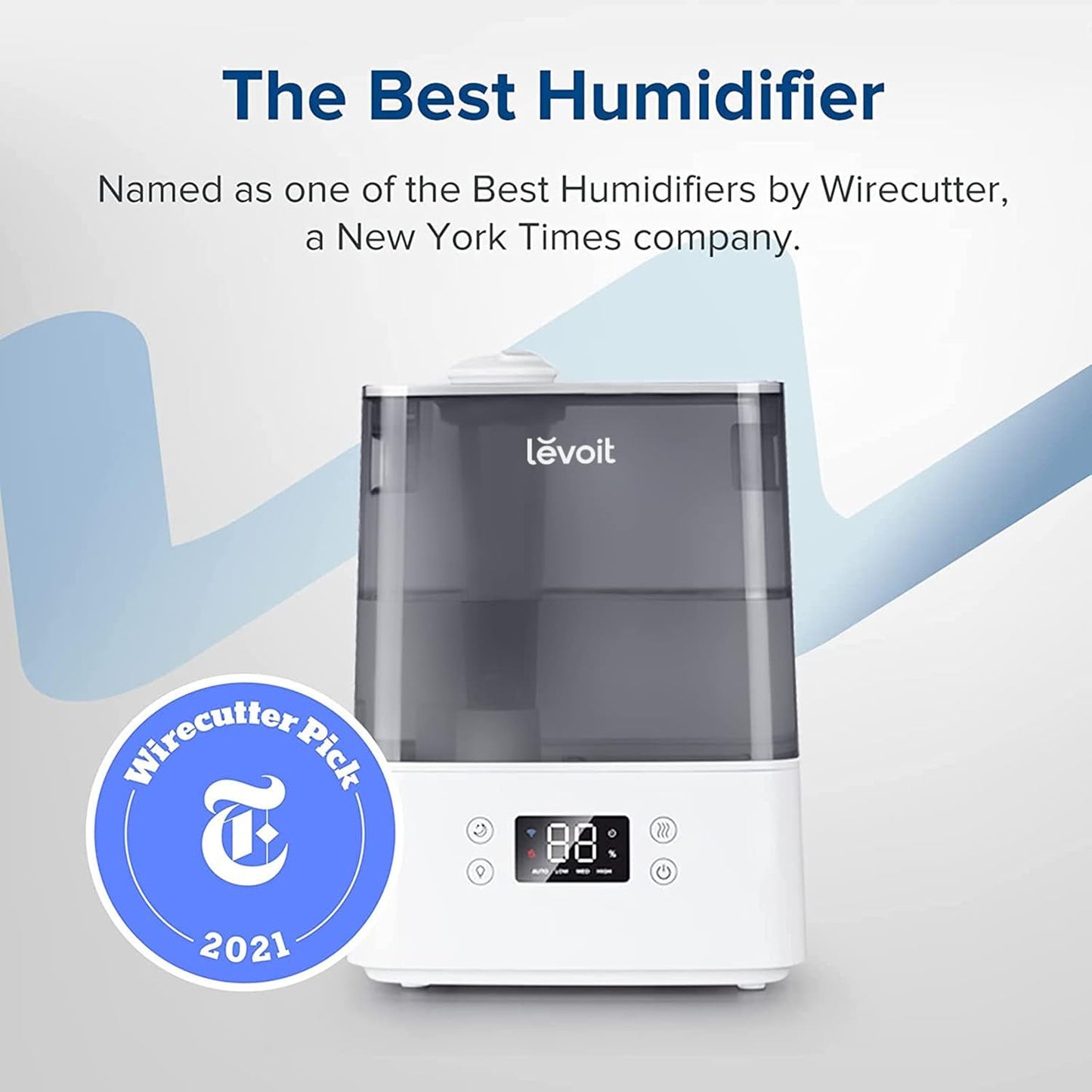 Levoit Classic 300S Ultrasonic Smart Humidifier - 6L Top-Fill, App Control